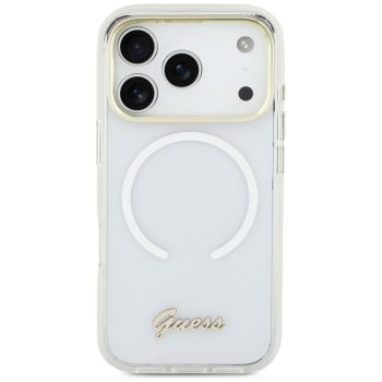   Guess IML Gradient Script Metal MagSafe iPhone 17 Air tok, fehér