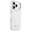 Guess IML Gradient Script Metal MagSafe iPhone 17 Pro tok, fehér