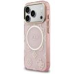 Guess IML Peony Dot MagSafe iPhone 17 Pro tok, rózsaszín