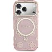 Guess IML Peony Dot MagSafe iPhone 17 Pro tok, rózsaszín