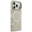 Guess IML Peony Dot MagSafe iPhone 17 Pro tok, bézs