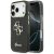Guess IML 4G Script Metal case iPhone 17 Pro tok, fekete