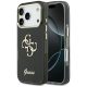 Guess IML 4G Script Metal case iPhone 17 Pro tok, fekete