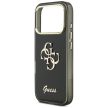 Guess IML 4G Script Metal case iPhone 17 Pro tok, fekete