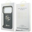 Guess IML 4G Script Metal case iPhone 17 Pro tok, fekete