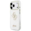 Guess IML 4G Script Metal Case iPhone 17 Pro Max tok, fehér