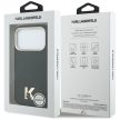 Karl Lagerfeld Karl Head Logo MagSafe iPhone 17 Pro tok, fekete