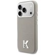KARL LAGERFELD iPhone 17 Pro MagSafe KLHMP17L5PGFKHGG (PU FW W/ KHead Logo) tok, szürke