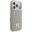 KARL LAGERFELD iPhone 17 Pro MagSafe KLHMP17L5PGFKHGG (PU FW W/ KHead Logo) tok, szürke