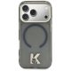 Karl Lagerfeld IML K Head Logo MagSafe iPhone 17 tok, fekete