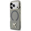 Karl Lagerfeld IML K Head Logo MagSafe iPhone 17 Pro tok, fekete