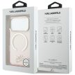 Karl Lagerfeld IML KL Script Logo MagSafe iPhone 17 Pro tok, rózsaszín