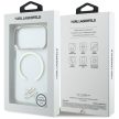 Karl Lagerfeld IML KL Script Logo MagSafe iPhone 17 Pro Max tok, átlátszó-arany