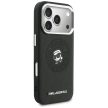 Karl Lagerfeld Point & Karl Sketch MagSafe Case iPhone 17 Pro tok, fekete