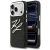 Karl Lagerfeld IML Glitter KL Diamond Logo iPhone 17 Pro tok, fekete