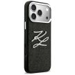 Karl Lagerfeld IML Glitter KL Diamond Logo iPhone 17 Pro Max tok, fekete