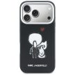 Karl Lagerfeld Karl & Choupette Back Logo MagSafe Case iPhone 17 Pro tok, fekete