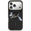 Karl Lagerfeld IML Choupettes Karl Script Logo MagSafe Case iPhone 17 Pro tok, fekete