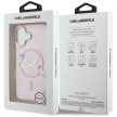 Karl Lagerfeld IML Choupettes Karl Script Logo MagSafe iPhone 17 tok, rózsaszín
