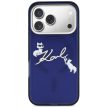 Karl Lagerfeld IML Choupettes Karl Script Logo MagSafe iPhone 17 Pro tok, kék