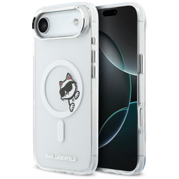   Karl Lagerfeld IML Peekaboo MagSafe iPhone 17 Air tok, átlátszó