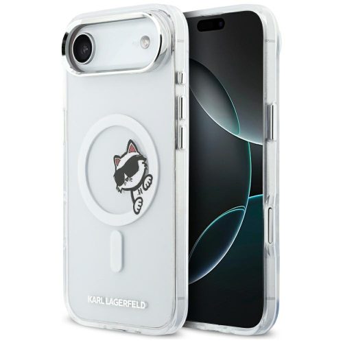 Karl Lagerfeld IML Peekaboo MagSafe iPhone 17 Air tok, átlátszó