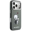 Karl Lagerfeld Karl & Choupette Back MagSafe Case iPhone 17 Pro tok, fekete