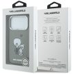 Karl Lagerfeld Karl & Choupette Back MagSafe Case iPhone 17 Pro tok, fekete