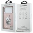 Karl Lagerfeld Karl & Choupette Back MagSafe iPhone 17 Pro tok, rózsaszín