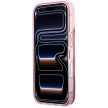 Karl Lagerfeld Liquid Glitter Karl Script Logo MagSafe iPhone 17 Pro tok, rózsaszín