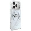Karl Lagerfeld Liquid Glitter Karl Script Logo MagSafe iPhone 17 Pro tok, átlátszó
