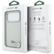 Lacoste Semi Wrap Petit Pique MagSafe iPhone 17 Pro tok, szürke