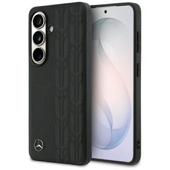   Mercedes Laurel Leaves MagSafe Samsung Galaxy S26 tok, fekete