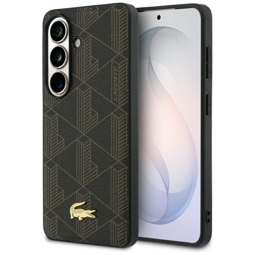 Lacoste PVC Monogram The Blend MagSafe Samsung Galaxy S26 tok, barna