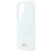 Lacoste Shockproof Frosted tok, arany Logo MagSafe Samsung Galaxy S26 Ultra tok, fehér