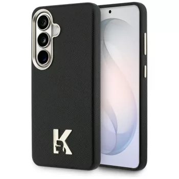   Karl Lagerfeld K Metal Logo MagSafe Samsung Galaxy S26 tok, fekete
