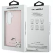 Karl Lagerfeld Saffiano KC Metal Logo MagSafe Samsung Galaxy S26 Plus tok, rózsaszín