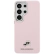 Karl Lagerfeld Saffiano KC Metal Logo MagSafe Samsung Galaxy S26 Ultra tok, rózsaszín