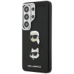 Karl Lagerfeld Saffiano Double Heads Metal Samsung Galaxy S26 Ultra tok, fekete