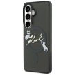 Karl Lagerfeld IML KC Script MagSafe Samsung Galaxy S26 Plus tok, fekete