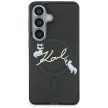 Karl Lagerfeld IML KC Script MagSafe Samsung Galaxy S26 Plus tok, fekete