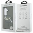 Karl Lagerfeld IML KC Script MagSafe Samsung Galaxy S26 Plus tok, fekete