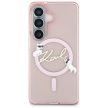 Karl Lagerfeld IML KC Script MagSafe Samsung Galaxy S26 tok, rózsaszín