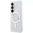 Karl Lagerfeld IML KC Script MagSafe Samsung Galaxy S26 tok, átlátszó