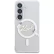 Karl Lagerfeld IML KC Script MagSafe Samsung Galaxy S26 tok, átlátszó
