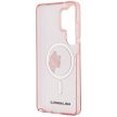 Karl Lagerfeld IML Peekaboo Choupette MagSafe Samsung Galaxy S26 Ultra tok, rózsaszín