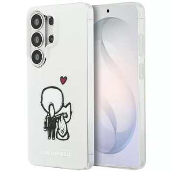   Karl Lagerfeld IML Karl&Choupette MagSafe Samsung Galaxy S26 Ultra tok, átlátszó