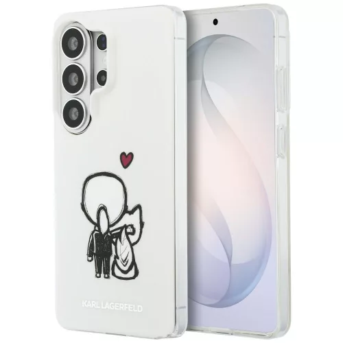 Karl Lagerfeld IML Karl&Choupette MagSafe Samsung Galaxy S26 Ultra tok, átlátszó