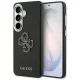 Guess Grained Big 4G Metal Logo Samsung Galaxy S26 tok, fekete
