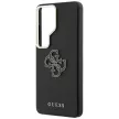 Guess Grained Big 4G Metal Logo Samsung Galaxy S26 Ultra tok, fekete